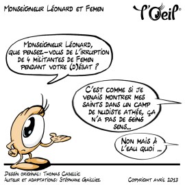 Monseigneur-Léonard-et-Femen